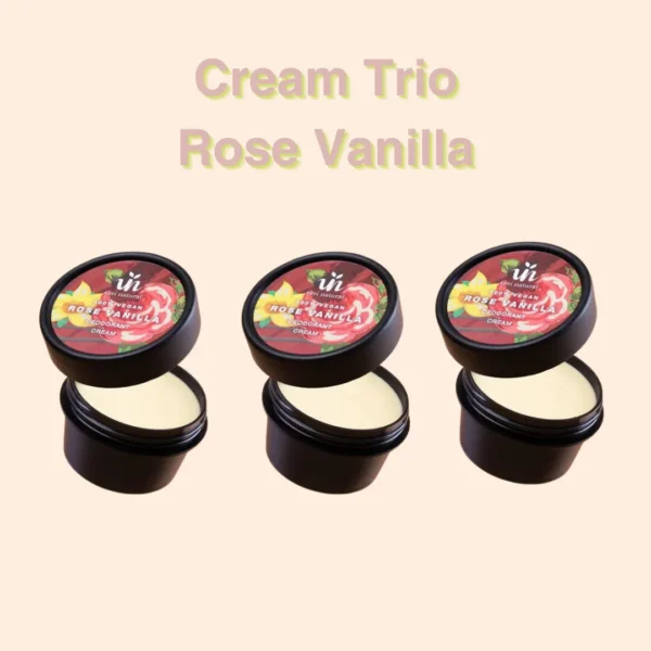 [20% OFF] - Bundle Deals! Deo Cream Trio - Rose Vanilla