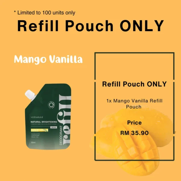 Mango Vanilla Refillable Deodorant Roll-On - Image 3